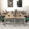 Beautiful Pure office straight desks