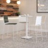 Vice Versa High Stool in White
