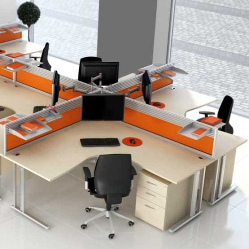 120 Degree Desk from Elite Office Furniture