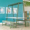 Aspect Table Green Frame