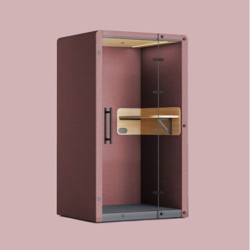 Say Box ina pink finish