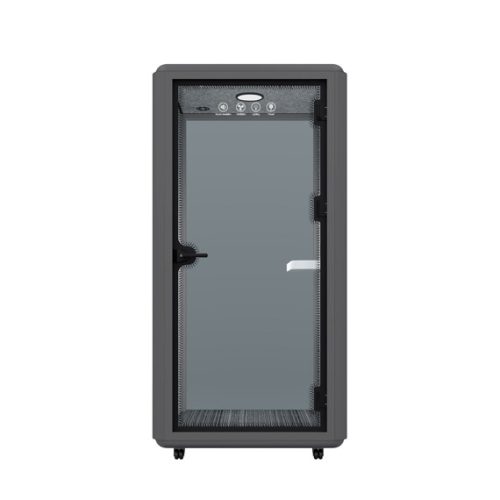 Front of Silentium telephone booth